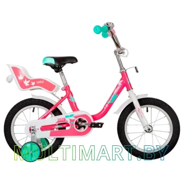 Детский велосипед Novatrack Maple 144MAPLE.PN21 (розовый/белый, 2021)